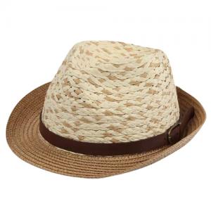 summer straw trilby hat